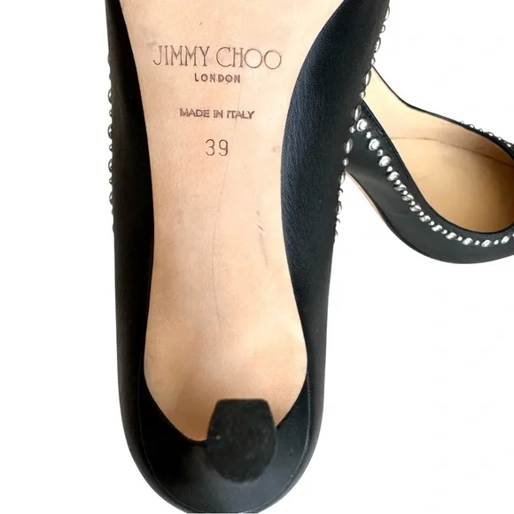 Jimmy Choo Romy 85 Pumps Black Leather